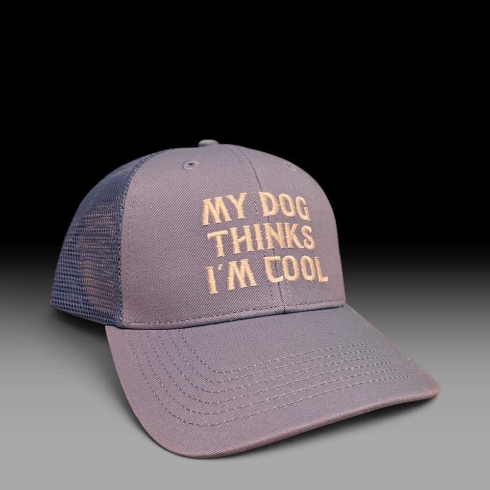 Life Is Good Trucker Hat - "My Dog Thinks I'm Cool"